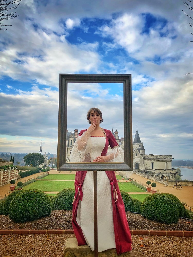 Visite avec Gabrielle au Château royal d'Amboise