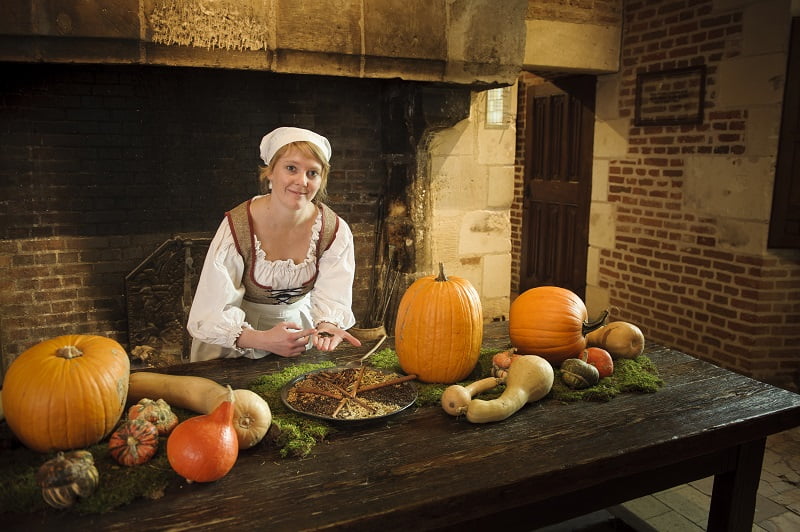 Visite avec Mathurine au Clos Lucé