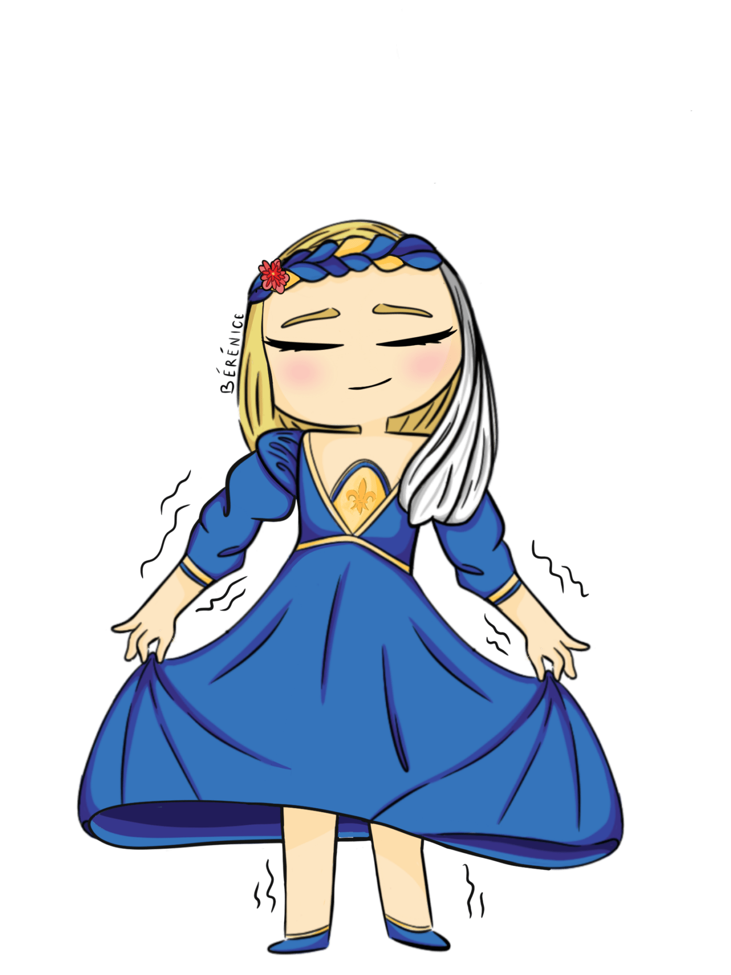 Drawing of Bérénice