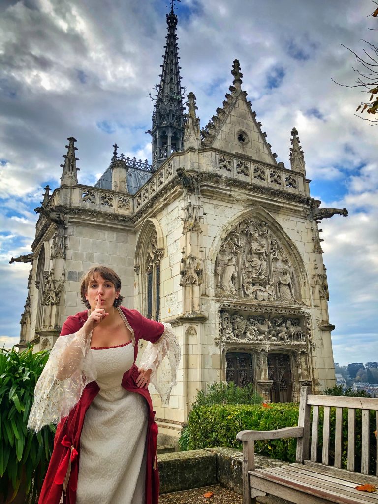 Gabrielle au Château Royal d'Amboise