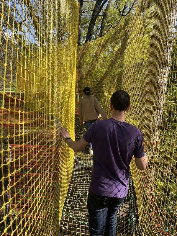 En avant pour les trampolines !