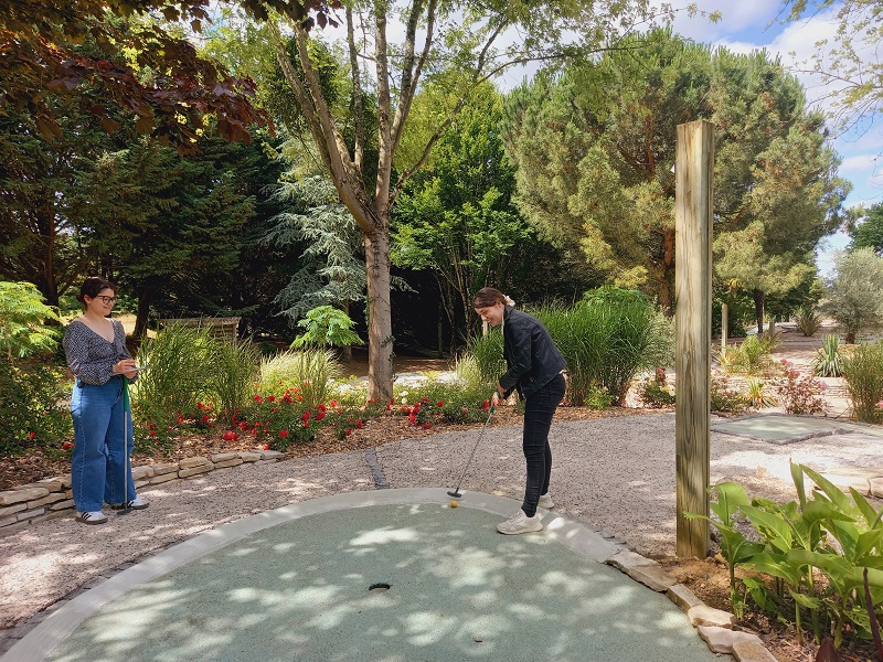 mini golf the swing little castle