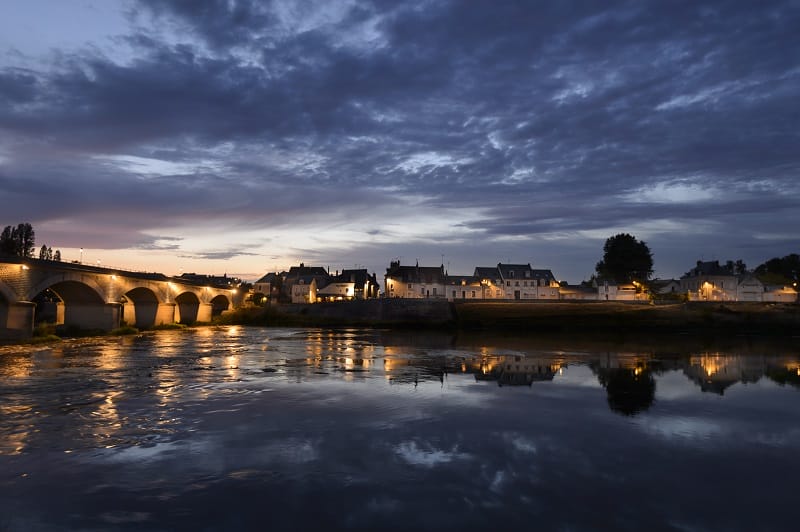 nighttime tour of Amboise