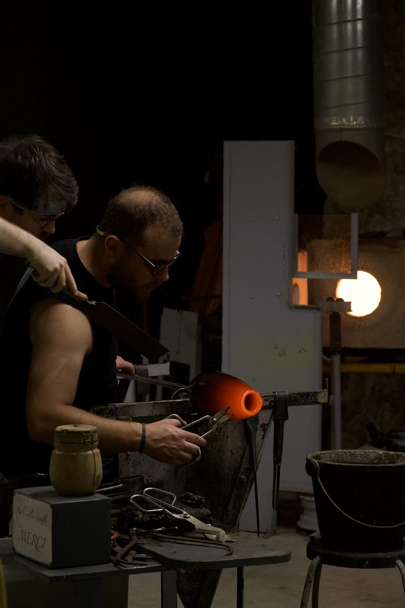 art of glassblowing Amboise