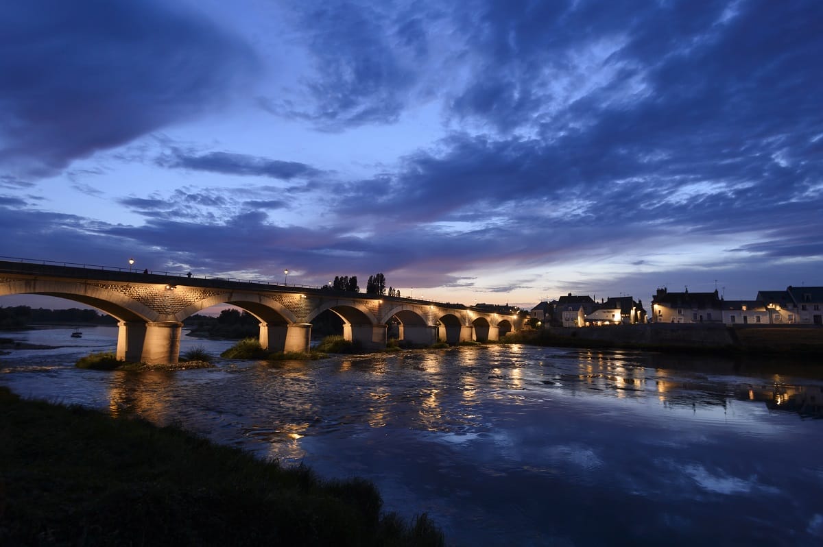 Nighttime visit to Amboise (Loire)