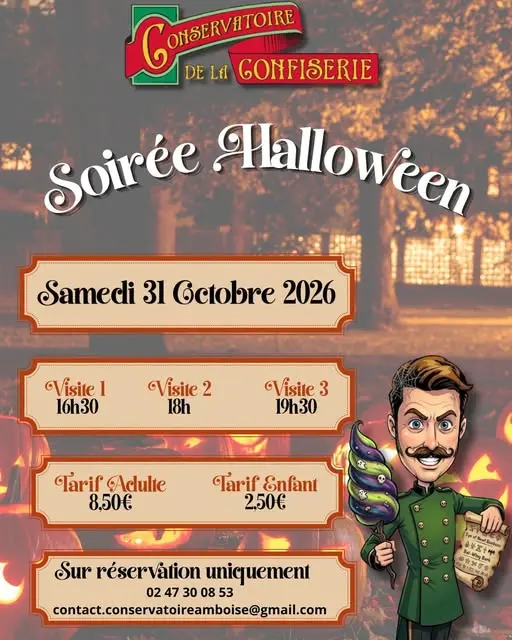 halloween event confectionnary amboise