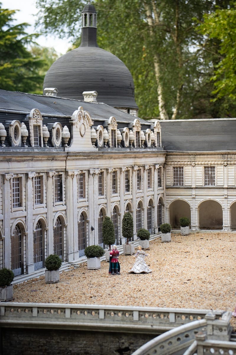 Maquetas de minicastillos en Amboise