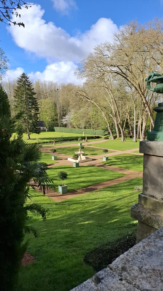 Fuente de la finca real de Château Gaillard en Amboise.