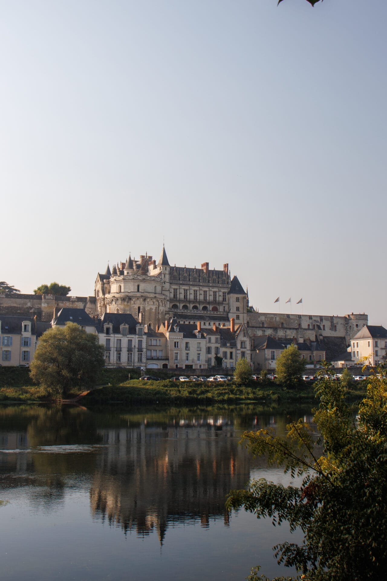 Vista del Castillo Real desde el Trencito de Amboise.