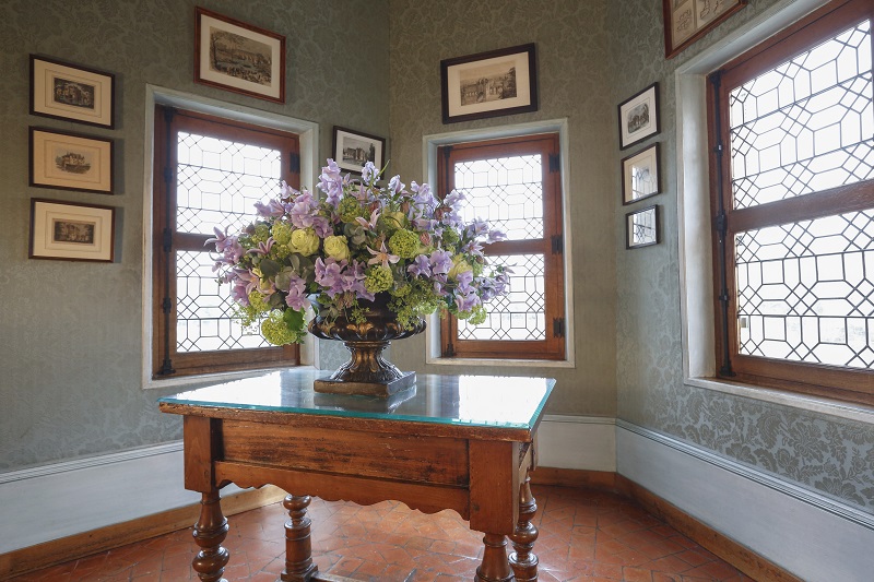 Château de Chenonceau - Composition de l'atelier floral.