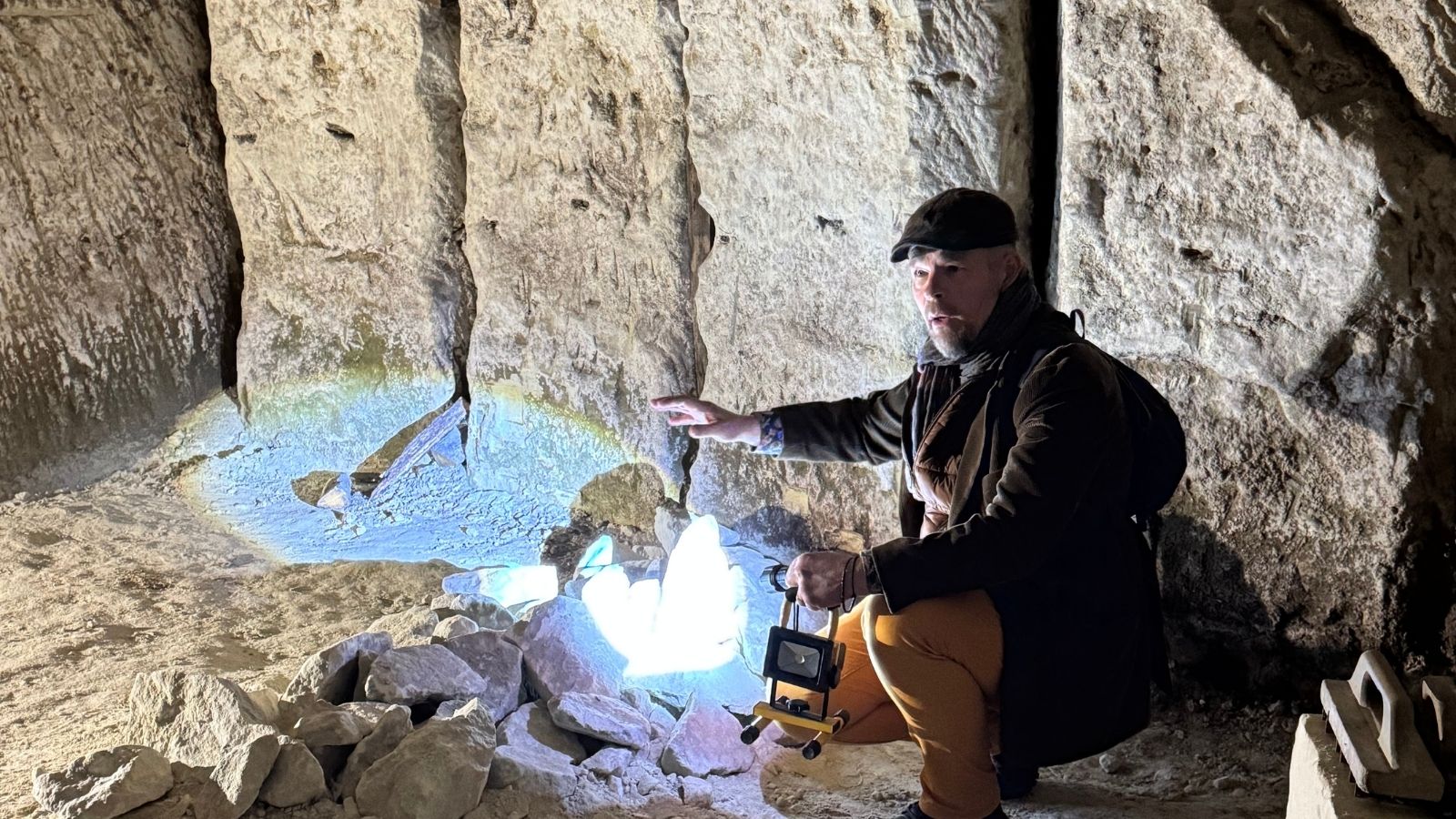 Extraction de la pierre de tuffeau