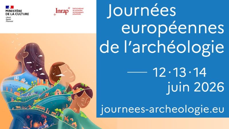 Affiche Journées Européennes de l'Archéologie 2026