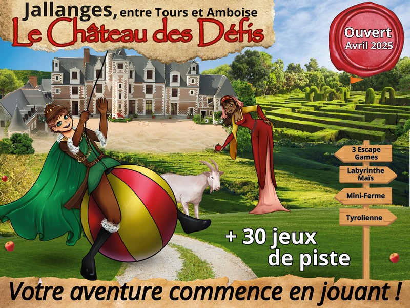 Affiche Le Château des défis Jallanges