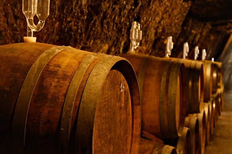 Barriques cave du Vignoble Alain Robert