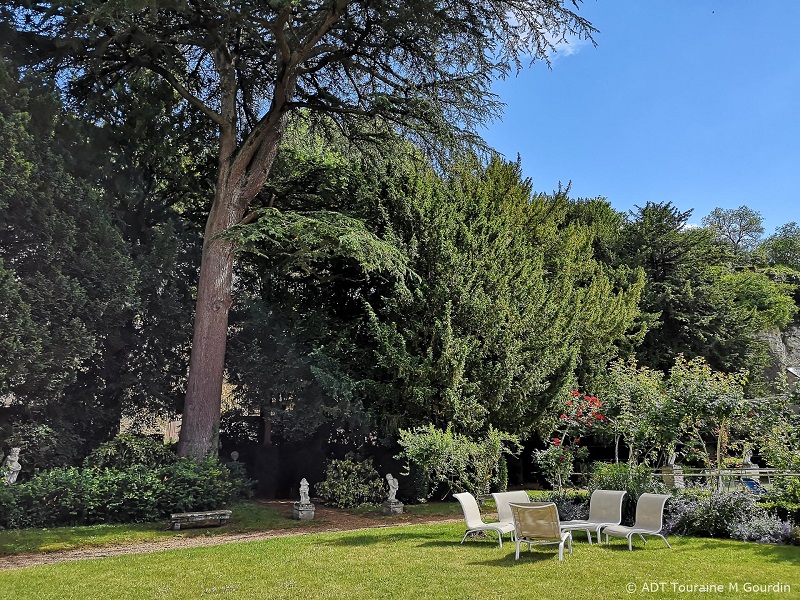 Hôtel Le Choiseul - Le jardin - Amboise, Val de Loire.