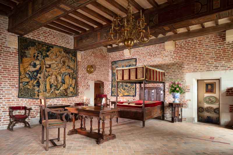 La chambre de Marguerite de Navarre | Château du Clos Lucé - Parc Leonardo da Vi