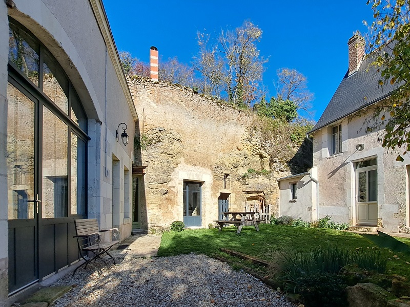 Le Grand Roc Extérieur - Gîtes cosy Touraine