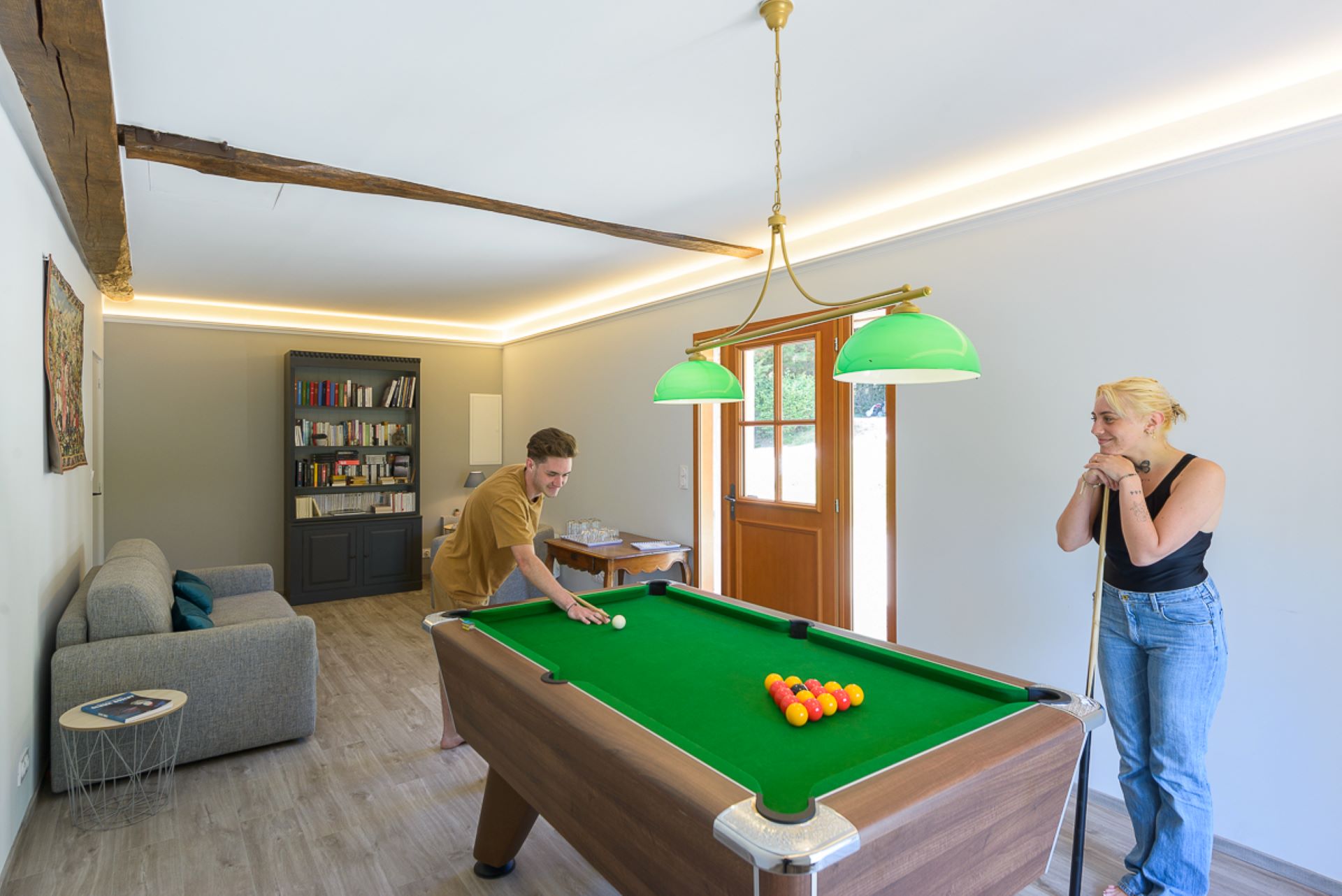 Closerie Saint Vincent_salon billard étage
