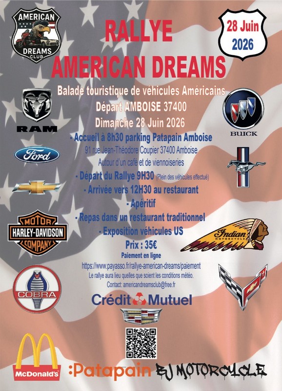 Rallye Americain Dreams Amboise