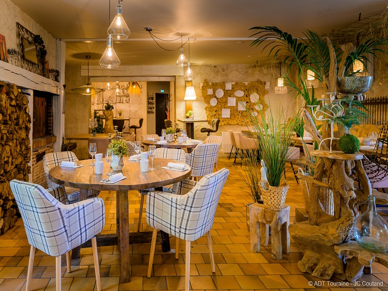 Restaurant La Boulaye - Athée-sur-Cher, Val de Loire, France.
