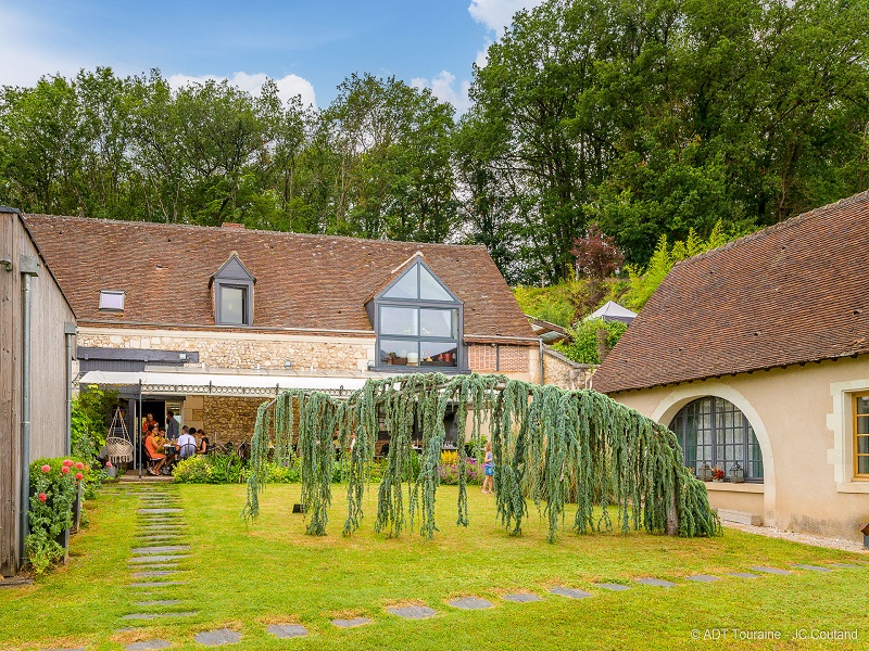 La terrasse du restaurant La Boulaye - Athée-sur-Cher