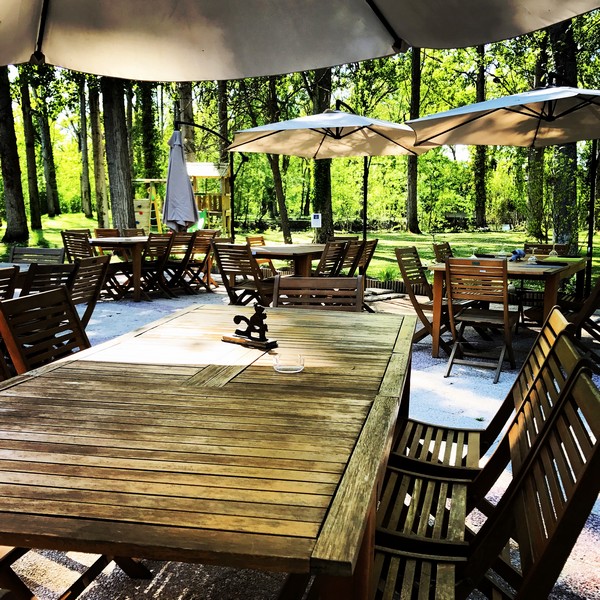 Terrasse du restaurant chez Jeannot - Musée Maurice Dufresne