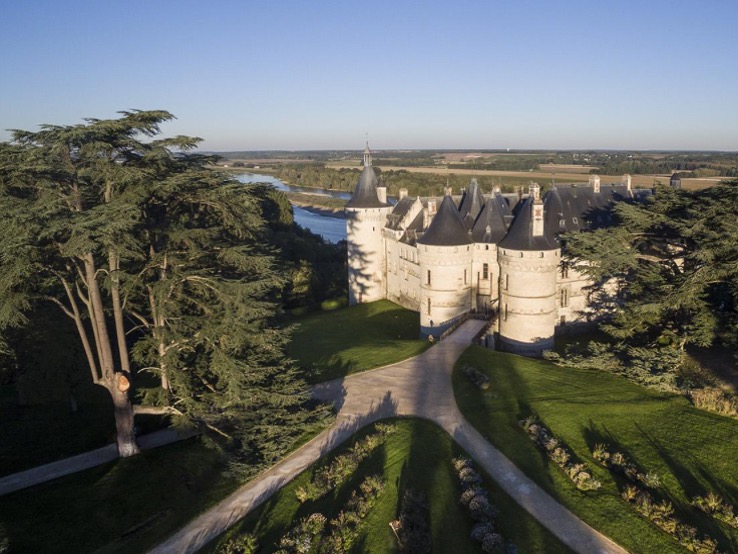 Château vu du ciel