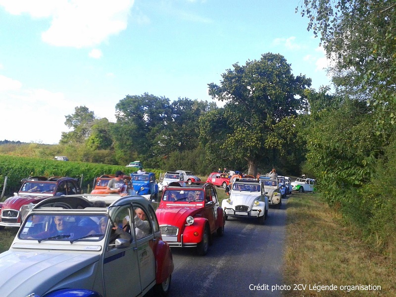 rallye 2CV vignoble touraine