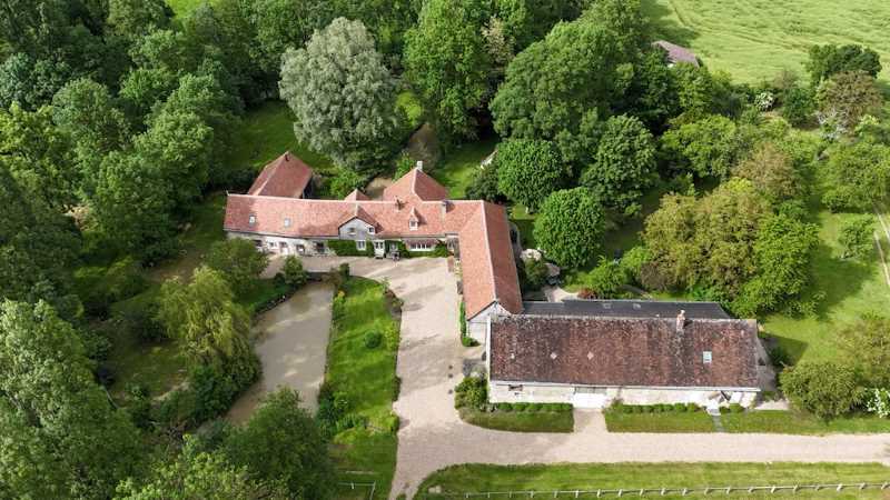 Vue aérienne du domaine