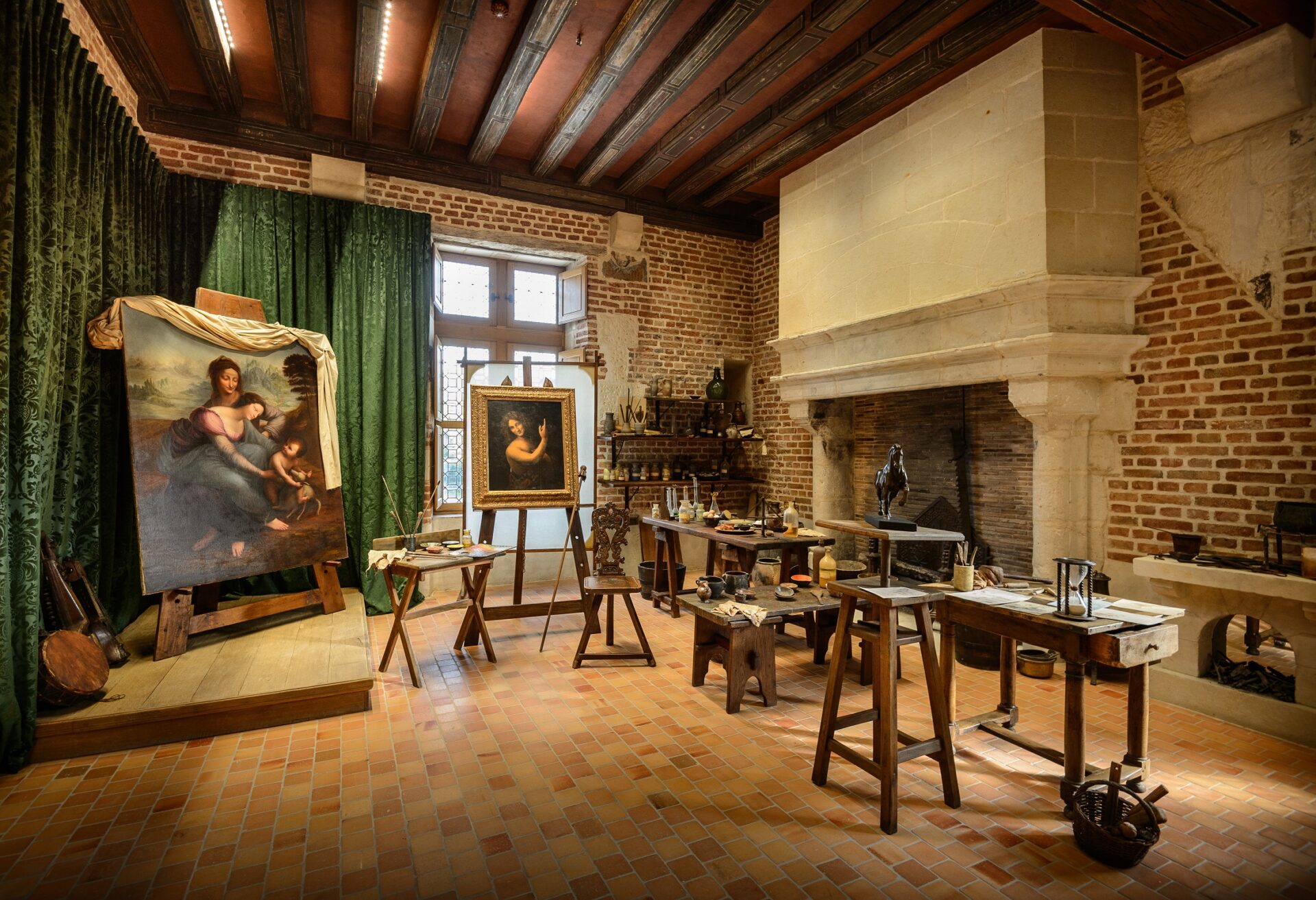 Ateliers de Léonard de Vinci au Château du Clos Lucé