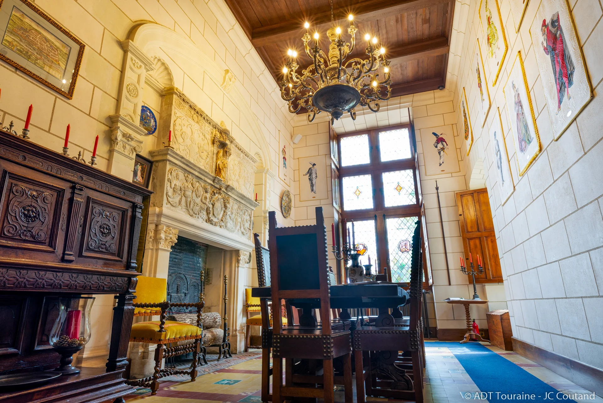 intérieurs de Château Gaillard Amboise