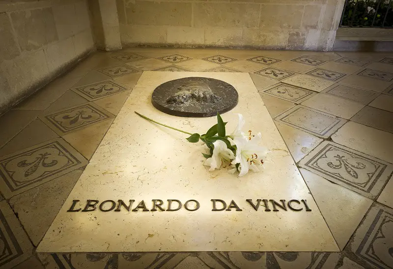 Tombe de Léonard de Vinci chateau amboise