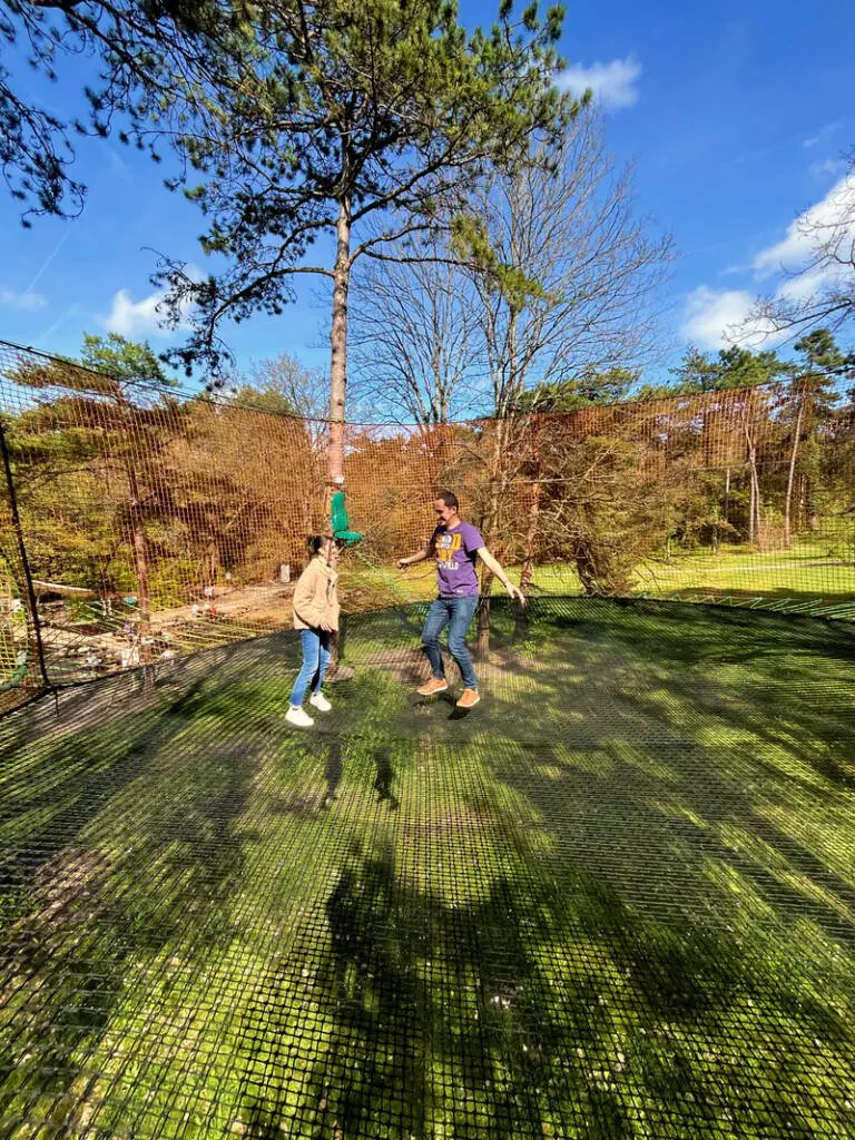 Un retour en enfance dans le parcours filet