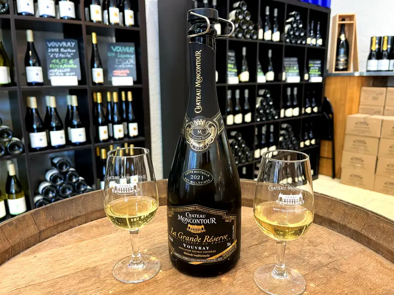 Bouteille de Vouvray pétillant