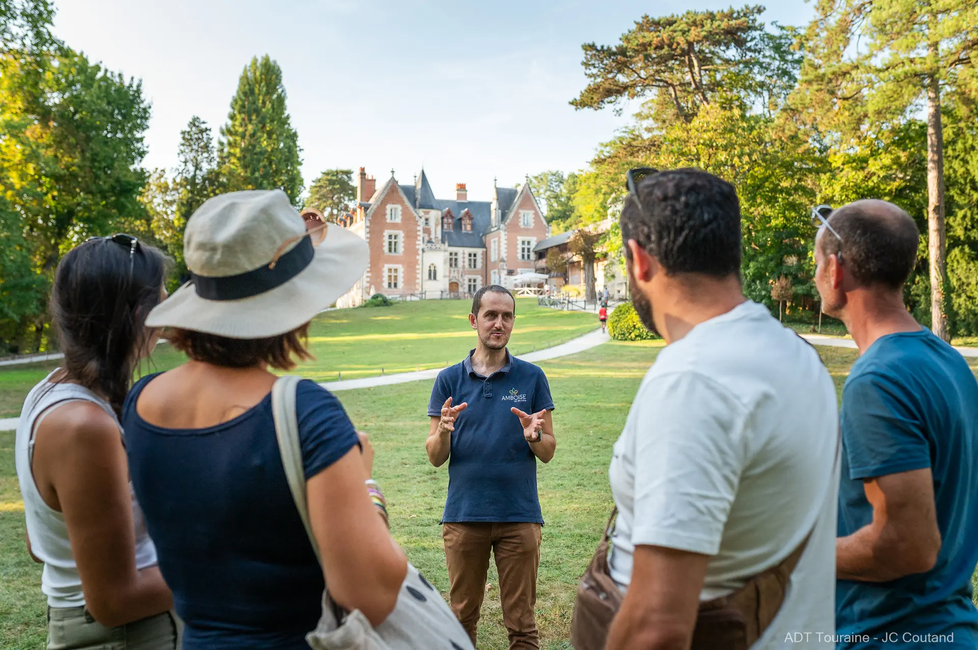 visite groupes adultes au Clos Lucé à Amboise
