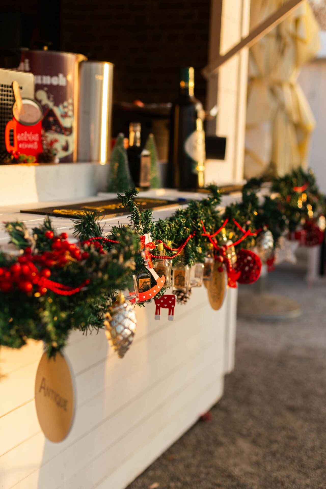 stand de marché de noël