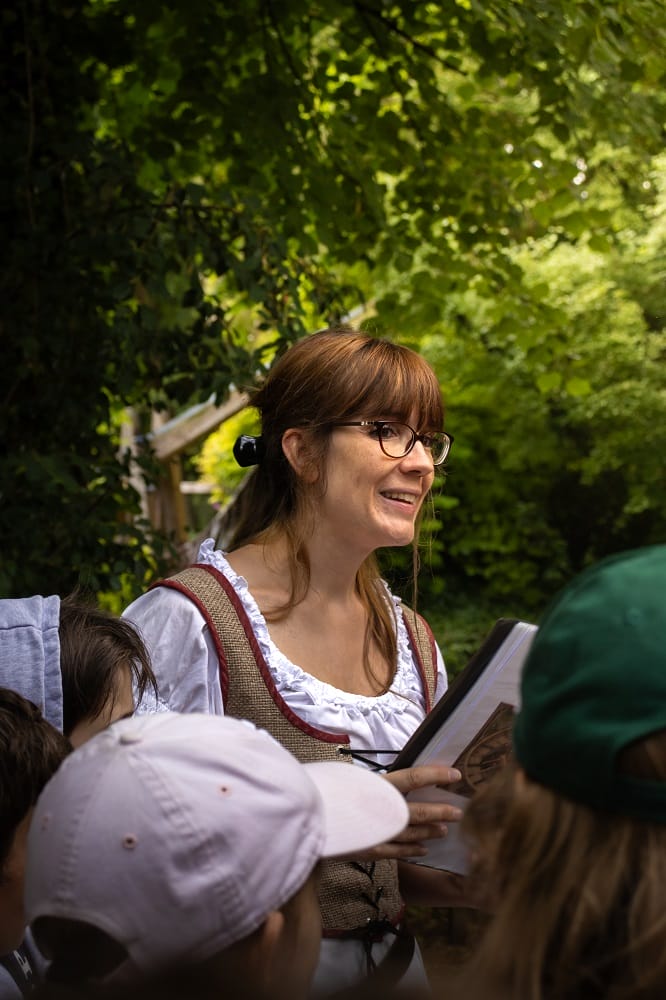 Visite guidée avec Mathurine au Clos Lucé - crédit Perrine Vejux