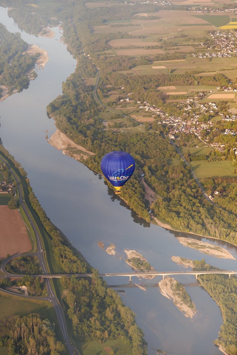 activités en plein air amboise vol montgolfiere