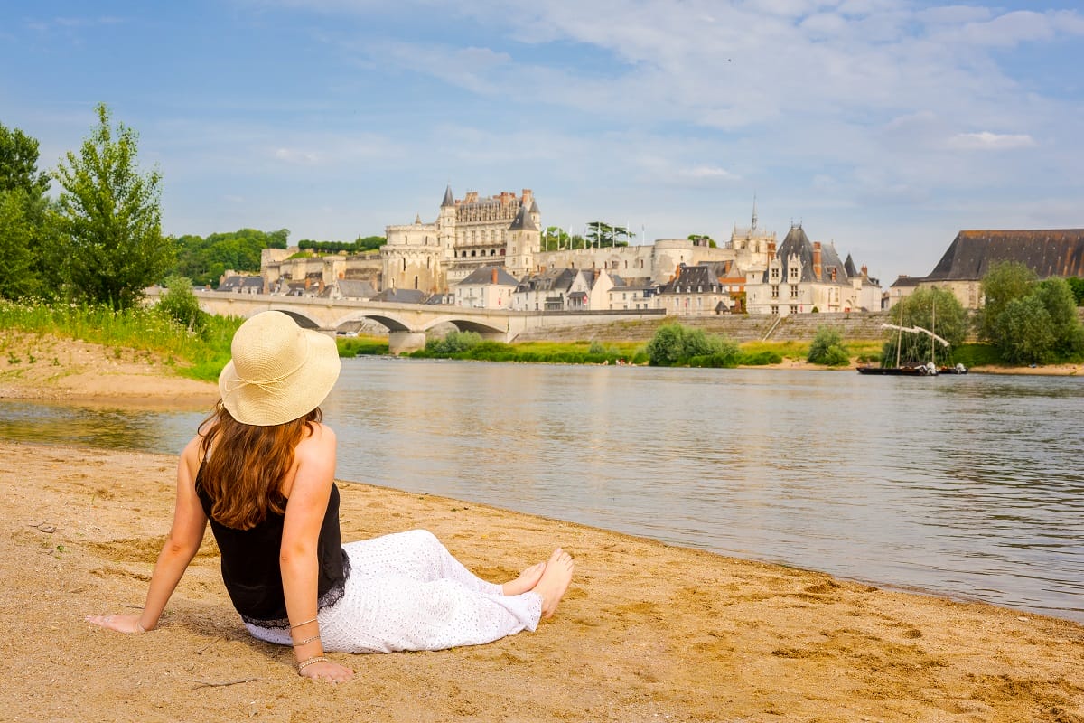 panorama plage loire à Amboise