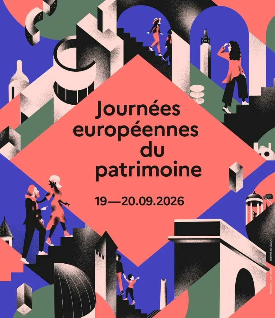 affiche journées européennes du patrimoine 2026